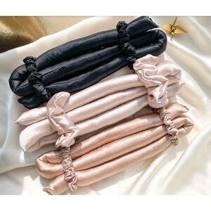 Silk heatless curler, 1.4'' Mulberry silk soft curling overnight ribbon - NEW